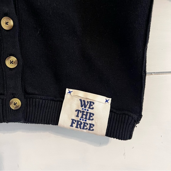 FREE PEOPLE We The Free Short Sleeve Cardigan. Size Small. NWOT - Picture 4 of 9